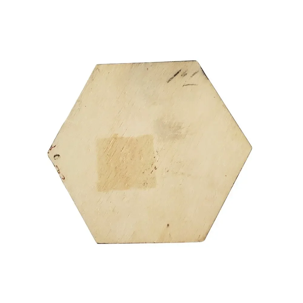 Vintage Spanish Marquetry Trinket Box| Hexagon Jewelry Inlaid Wood Taracea